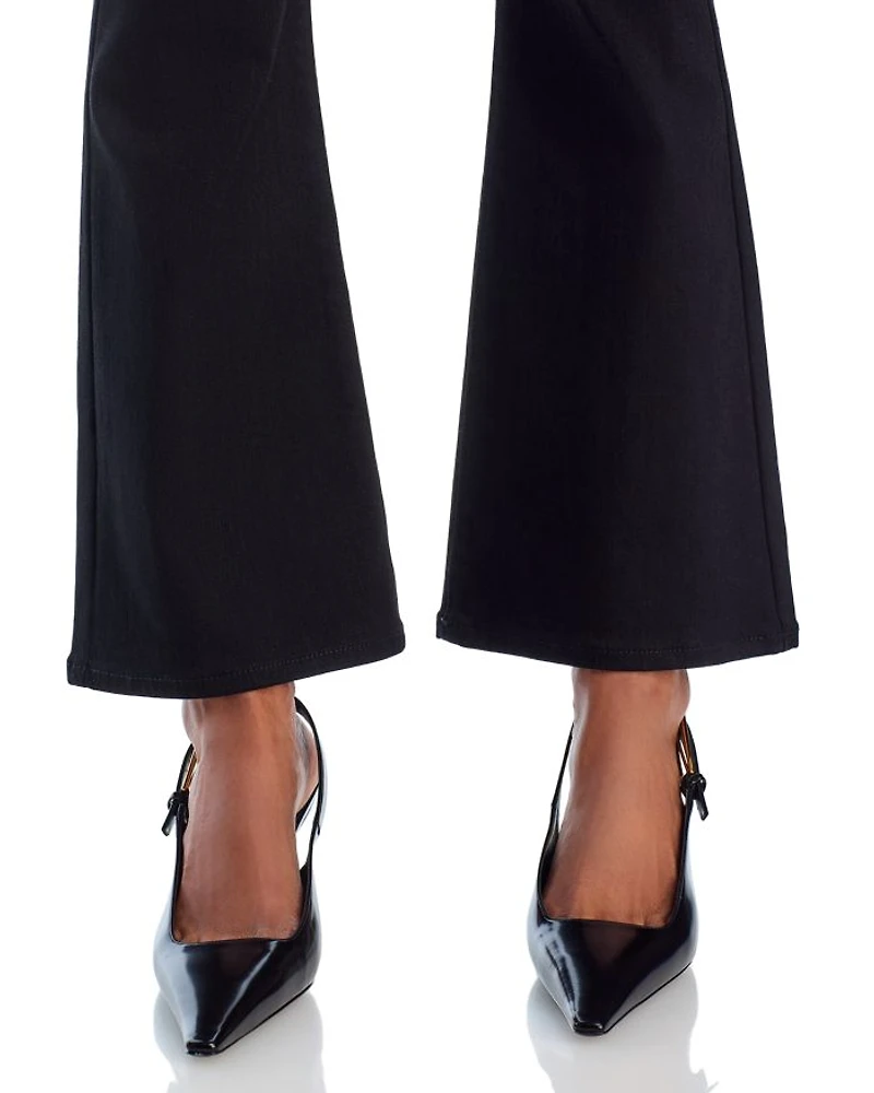 Carson Off Duty Flare Ankle Jeans Onyx