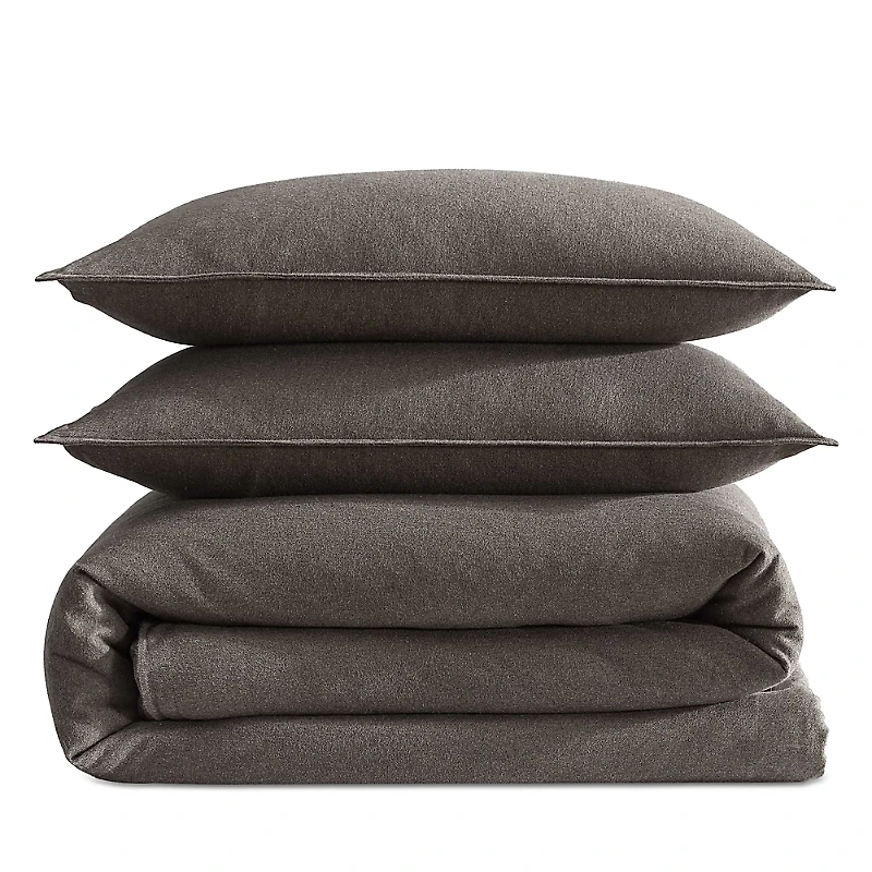 Calvin Klein Melange Flannel 3 Piece Comforter Set