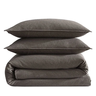 Calvin Klein Melange Flannel 3 Piece Comforter Set