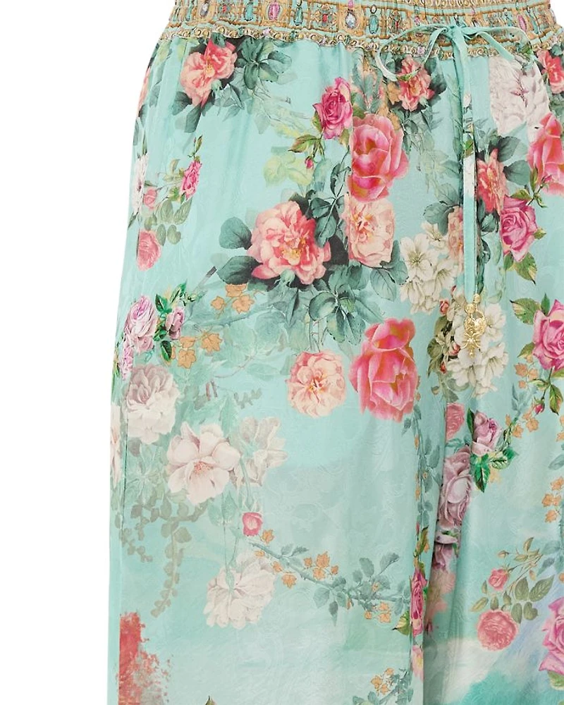 Silk Floral Print Pants The Jewellery Museum