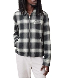 Allsaints Ellis Cotton Yarn Dyed Check Jacket