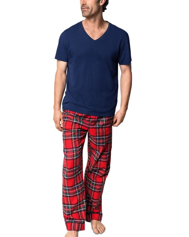 Brushed Cotton Twill Imperial Tartan Pajama Pants