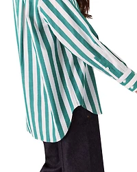 Oversized Striped Shirt