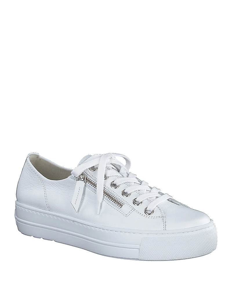 Paul Green Women's Skylar Lace Up Zip Sneakers