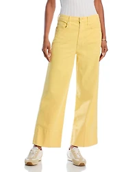 The Maven High Rise Wide Hem Ankle Jeans Chalk It Up