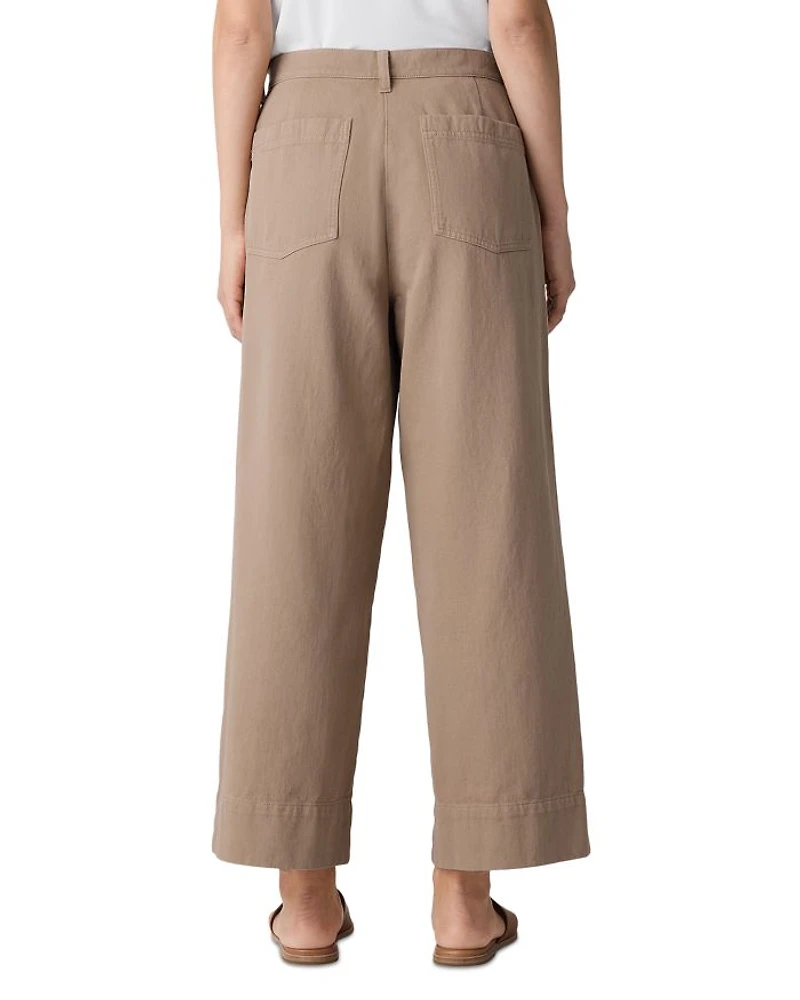 Wide Leg Ankle Pants