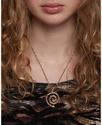 Sacred Spiral Necklace Gold