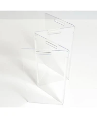 Clear Freestanding Pet Gate Zig Zag