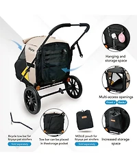 Minika 3-in-1 Pet Stroller System Arizona Tan