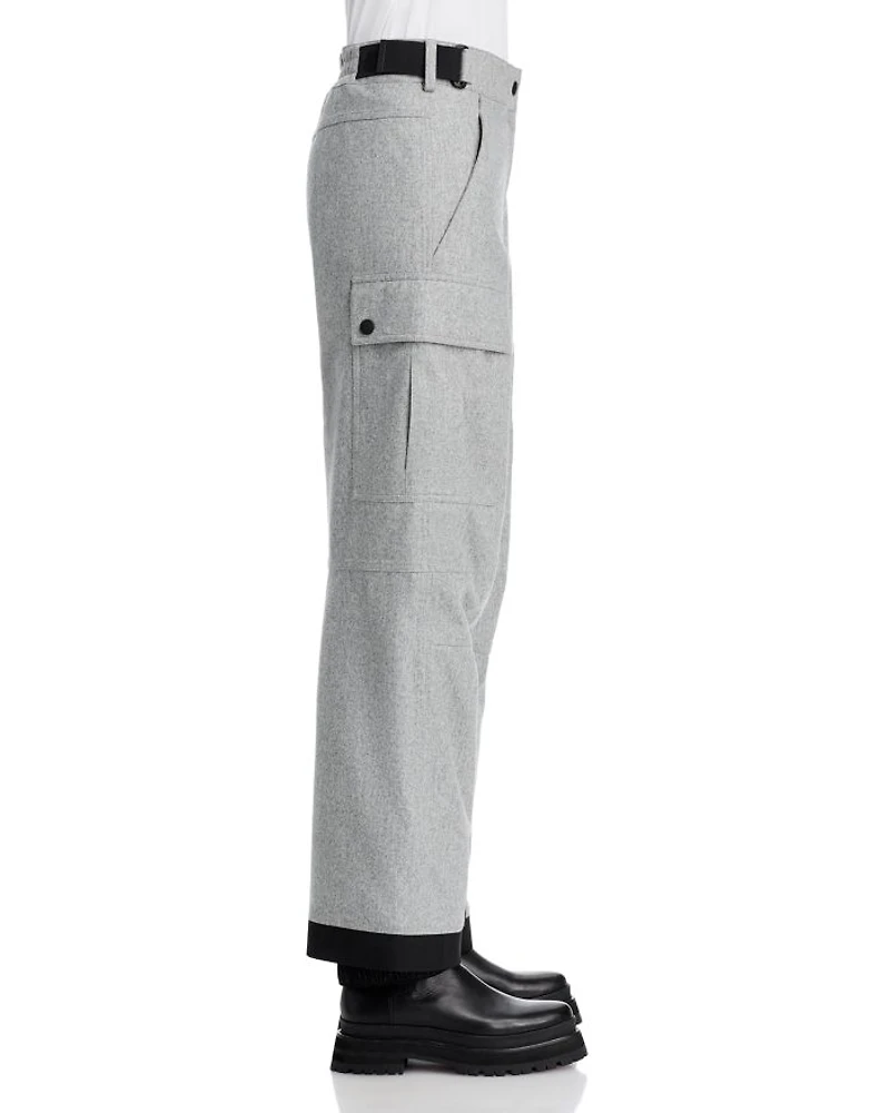 Padded Technical Wool Ski Pants