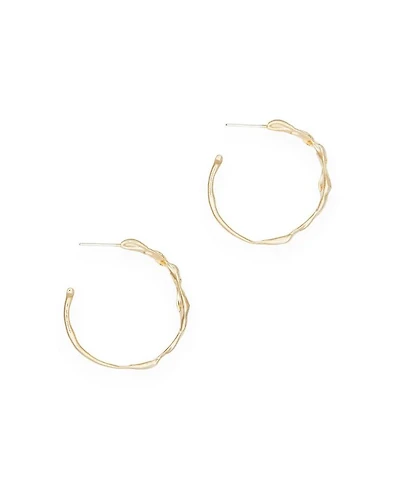 Terra Hoops size M in Gold