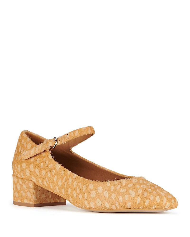 Jeffrey Campbell Women's Mannerly-f Calf Hair Mary Jane Pumps