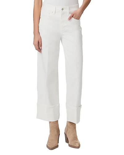 Paige Sasha High Rise Ankle Wide Leg Jeans