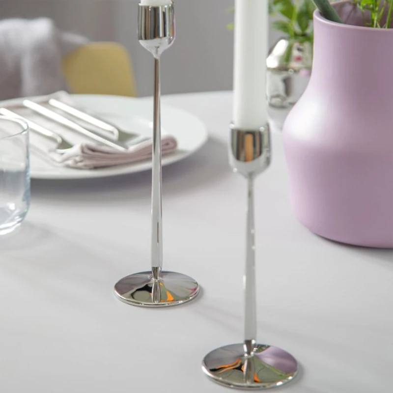 Dorotea Large Steel Candle Holder