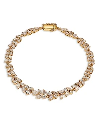 Nadri Sav Cubic Zirconia Cluster Flex Bracelet