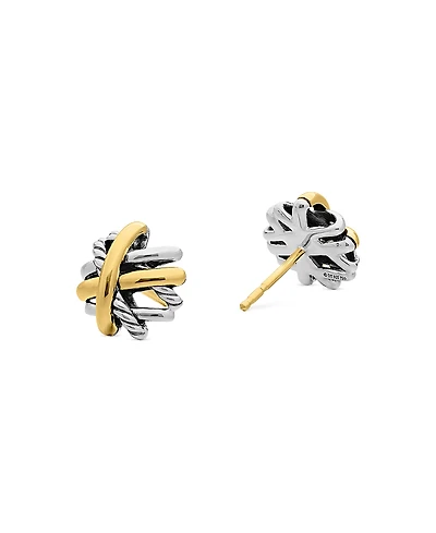 Crossover Stud Earrings