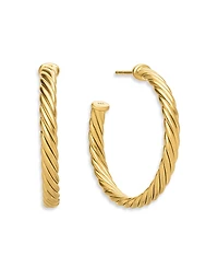 David Yurman Cablespira Hoop Earrings