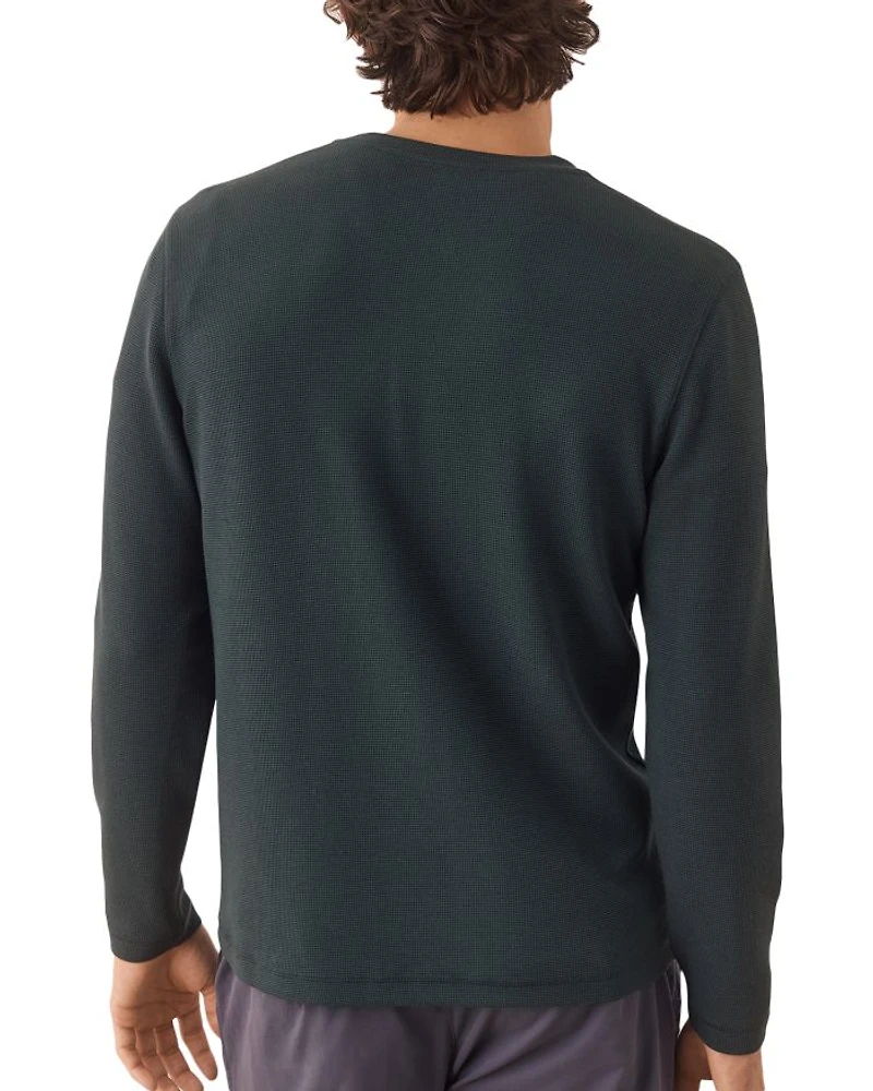 Sport Waffle Knit Henley