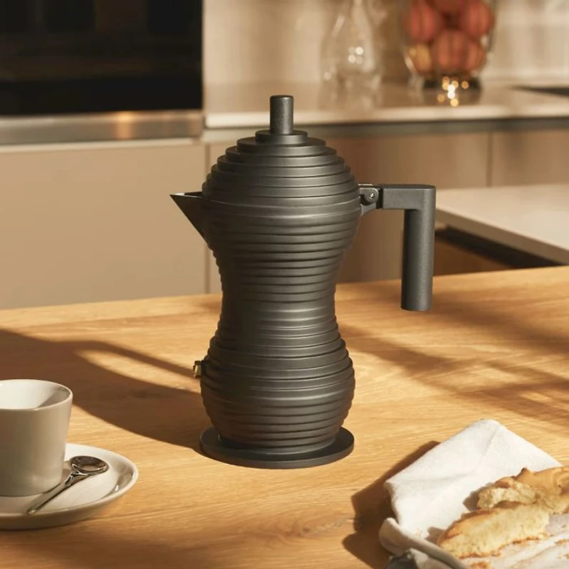Pulcina Black 3 Cup Espresso Maker