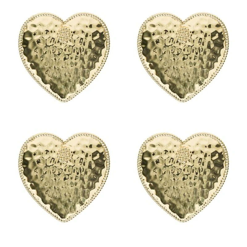 Heart Napkin Rings, Set of 4