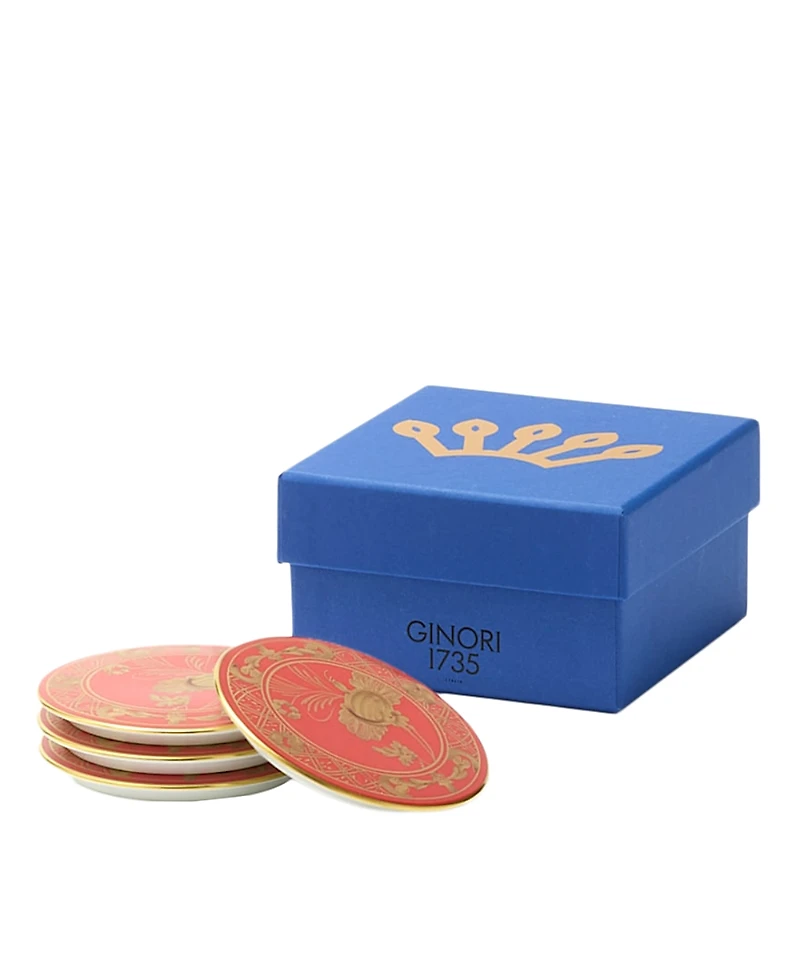 Ginori 1735 Four Piece Coaster Set