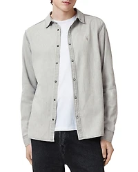 Allsaints Gleason Long Sleeve Denim Shirt