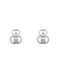 Men's Sterling Silver Interlocking G Polished Cufflinks