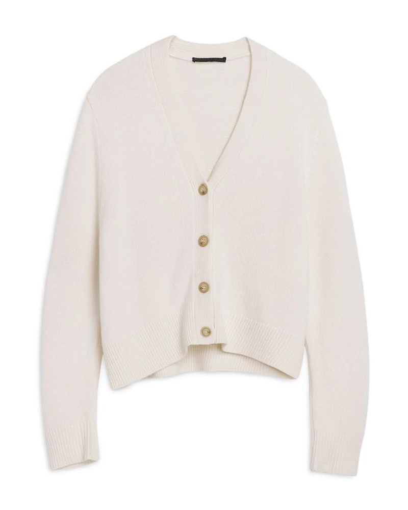 Colette Cashmere V Neck Cardigan Sweater