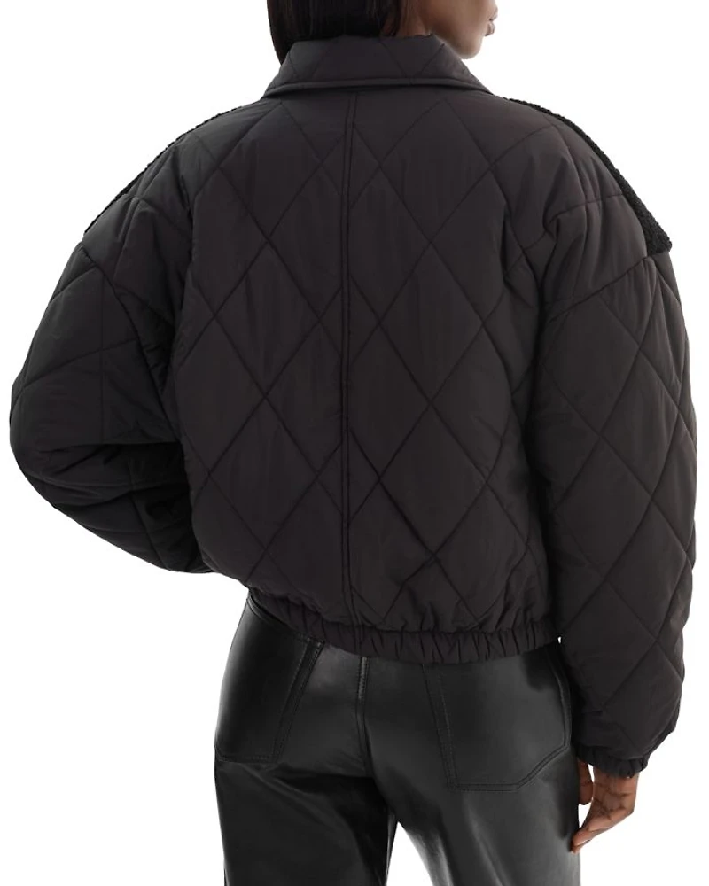 Peyton Mixed Media Jacket
