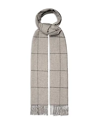 Eton Prince Of Wales Check Cashmere Scarf