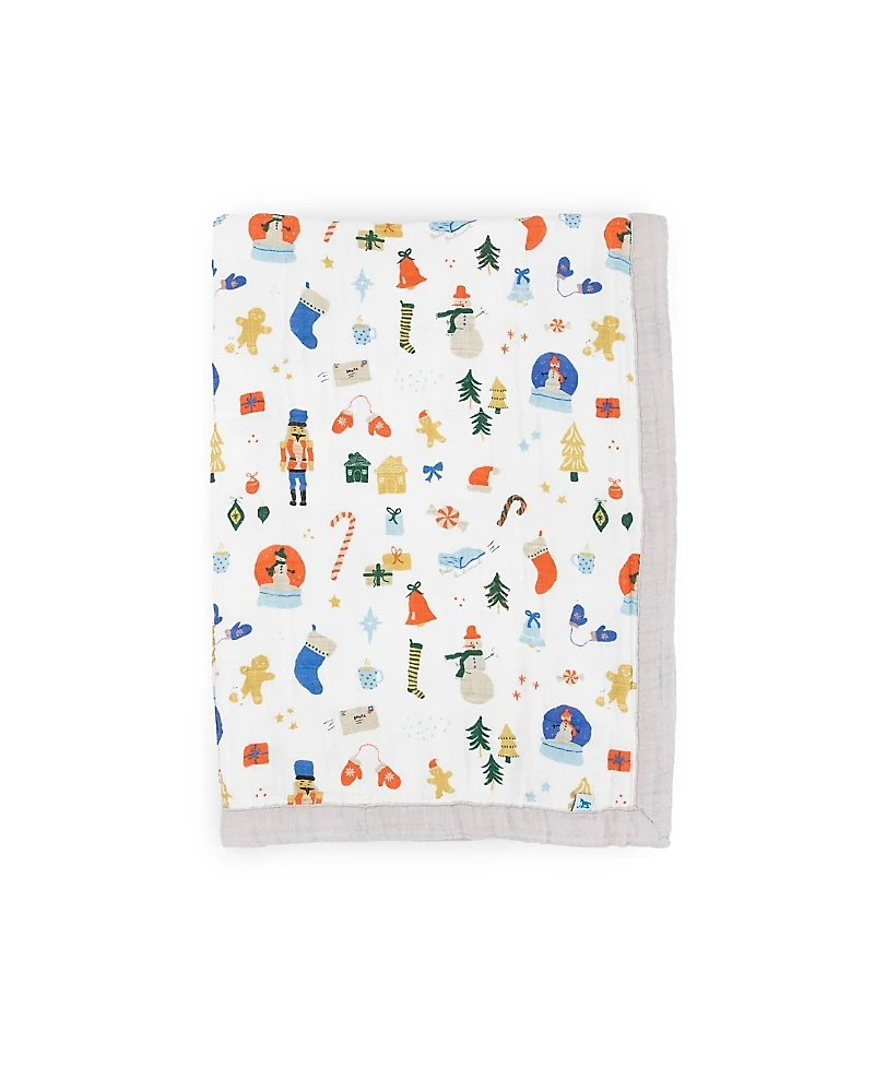Little Unicorn Unisex Cotton Muslin Baby Quilt