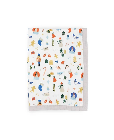 Little Unicorn Unisex Cotton Muslin Baby Quilt