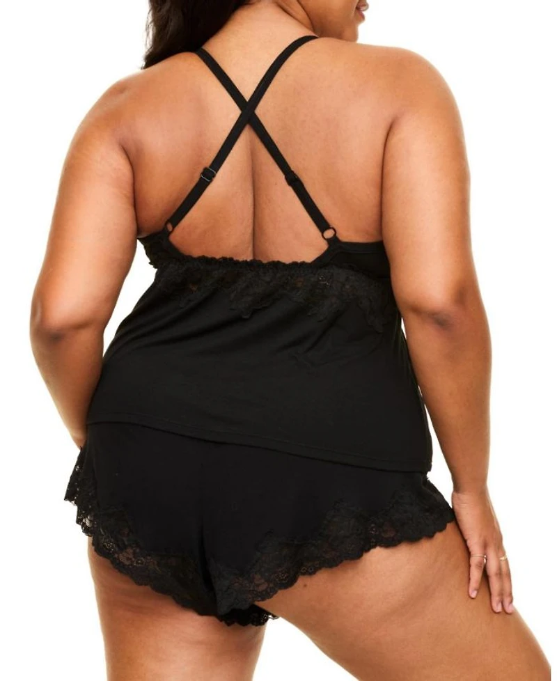 Women's Lora Plus-Size Pajama Cami & Shorts Set