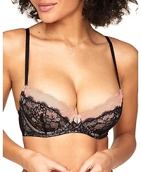 Adore Me Women's Emanuelly Push Up Balconette Bra