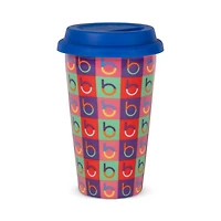 Bloomingdale's Ceramic Travel Mug with Silicone Lid - Exclusive