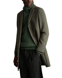 Stratus Wool & Nylon Seam Detail Regular Fit Turtleneck Sweater