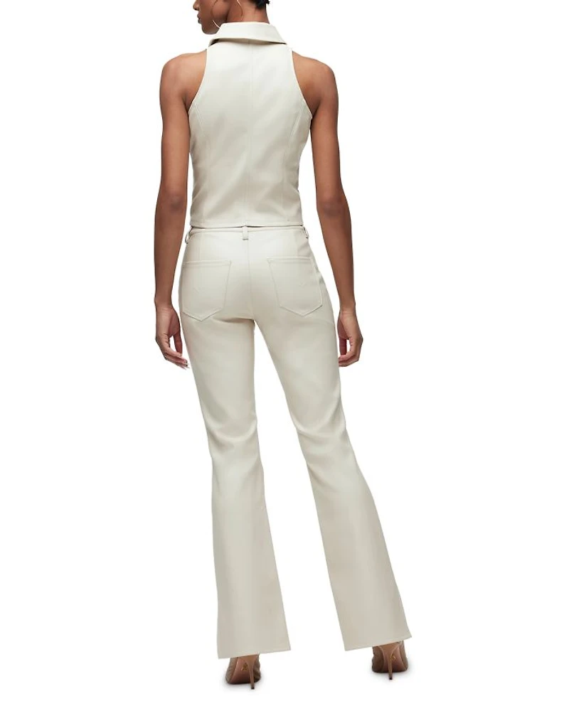 Barbara High Rise Bootcut Jeans Creme