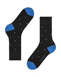 Falke Mercerized Cotton & Nylon Dot Dress Socks