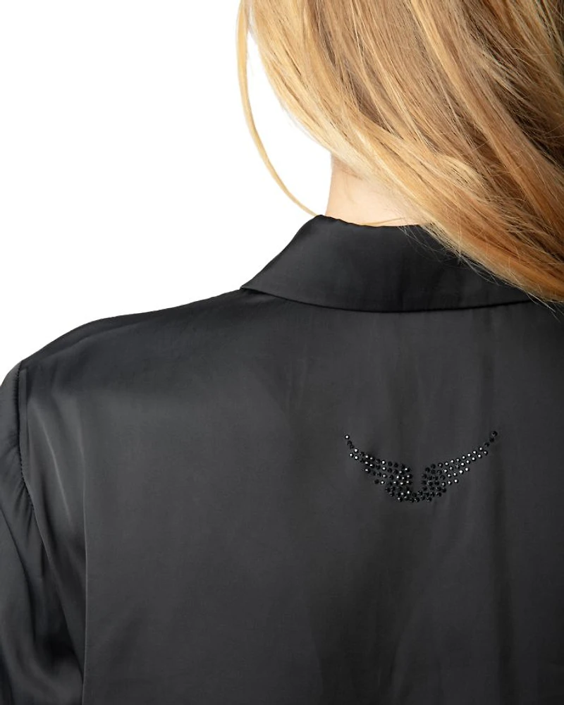 Thely Satin Blouse