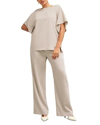Delora Satin Top