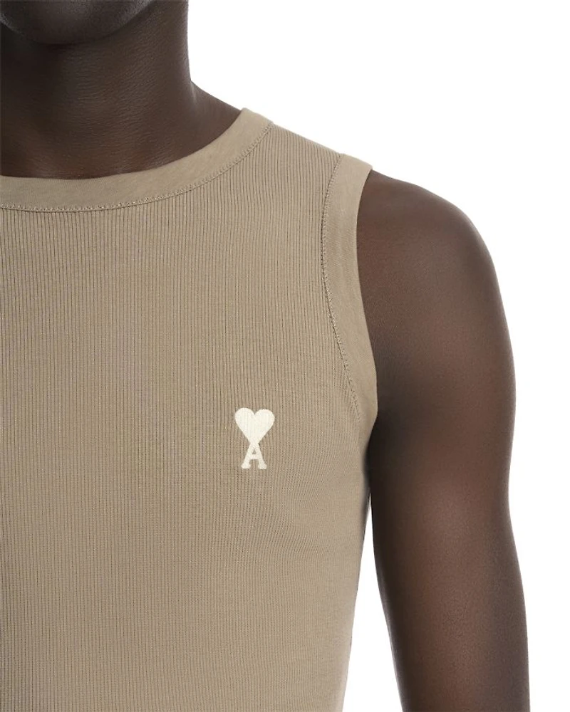 Classic Fit Logo Ribbed Tank