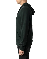Clash Merino Wool & Cashmere Tattoo Embroidered Hooded Cardigan