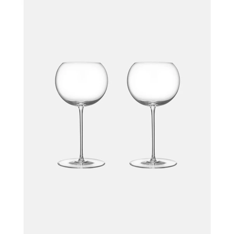 Geometry White Wine Glass, Set of 2
