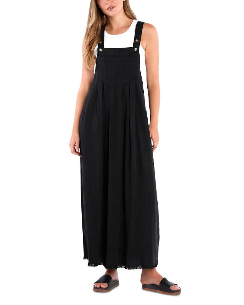 Chambray Overall Maxi Dress