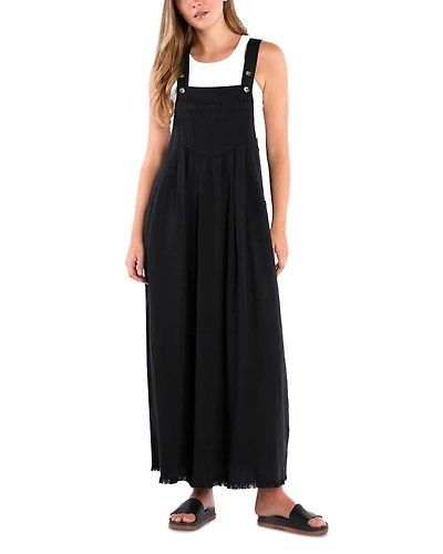 Chambray Overall Maxi Dress