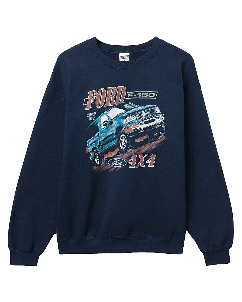 Junk Food Clothing Unisex Ford F-150 4X4 Flea Market Fleece Sweatshirt