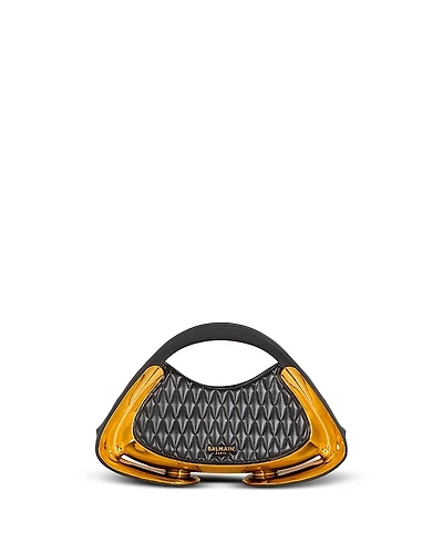 Balmain Women's Quilted Medium Jolie Madame Bag
