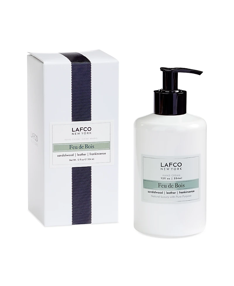 Lafco Feu de Bois Hand Cream, 12 oz.