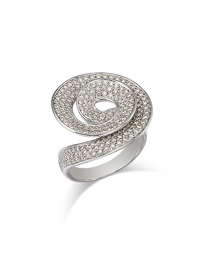 Bloomingdale's Fine Collection Diamond Swirl Ring