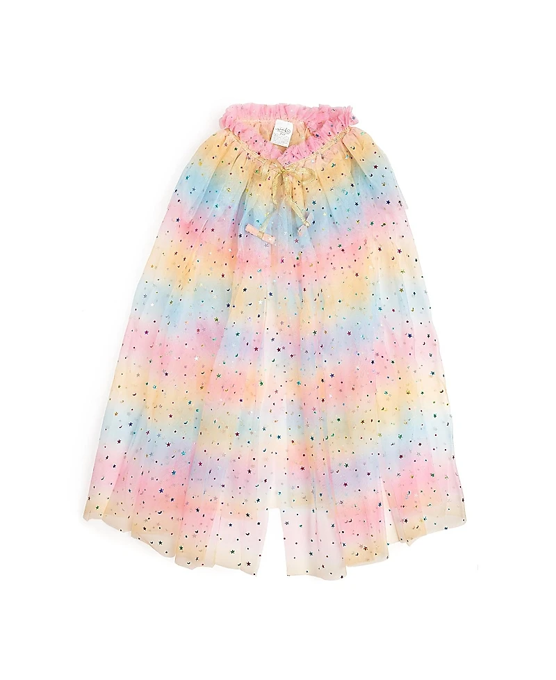 Sweet Wink Girls' Pastel Unicorn Cape - Age 3+ Years